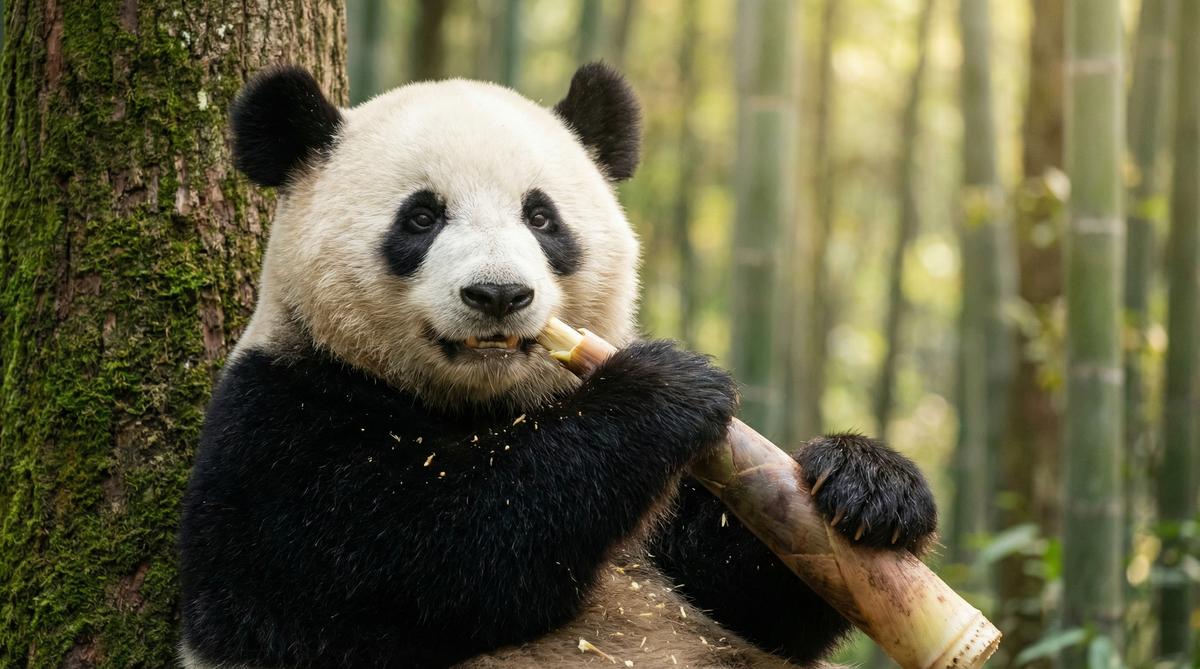 妻社熊猫视频 - 国宝竹林午餐视频